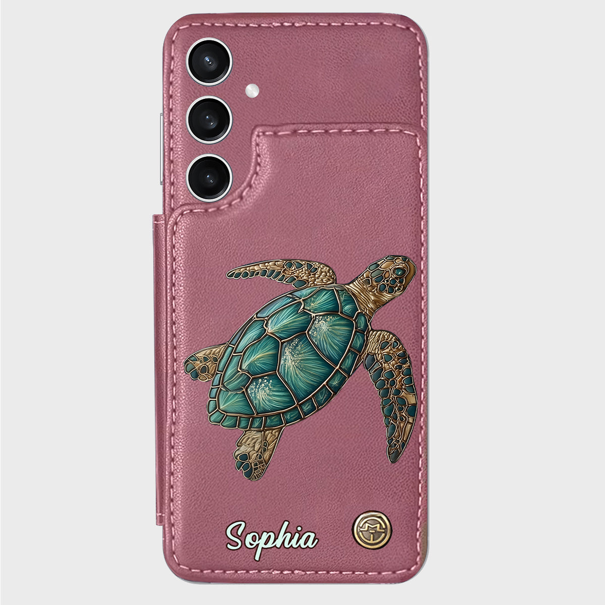 Love Turtles - Personalized Turtle Wallet Phone Case