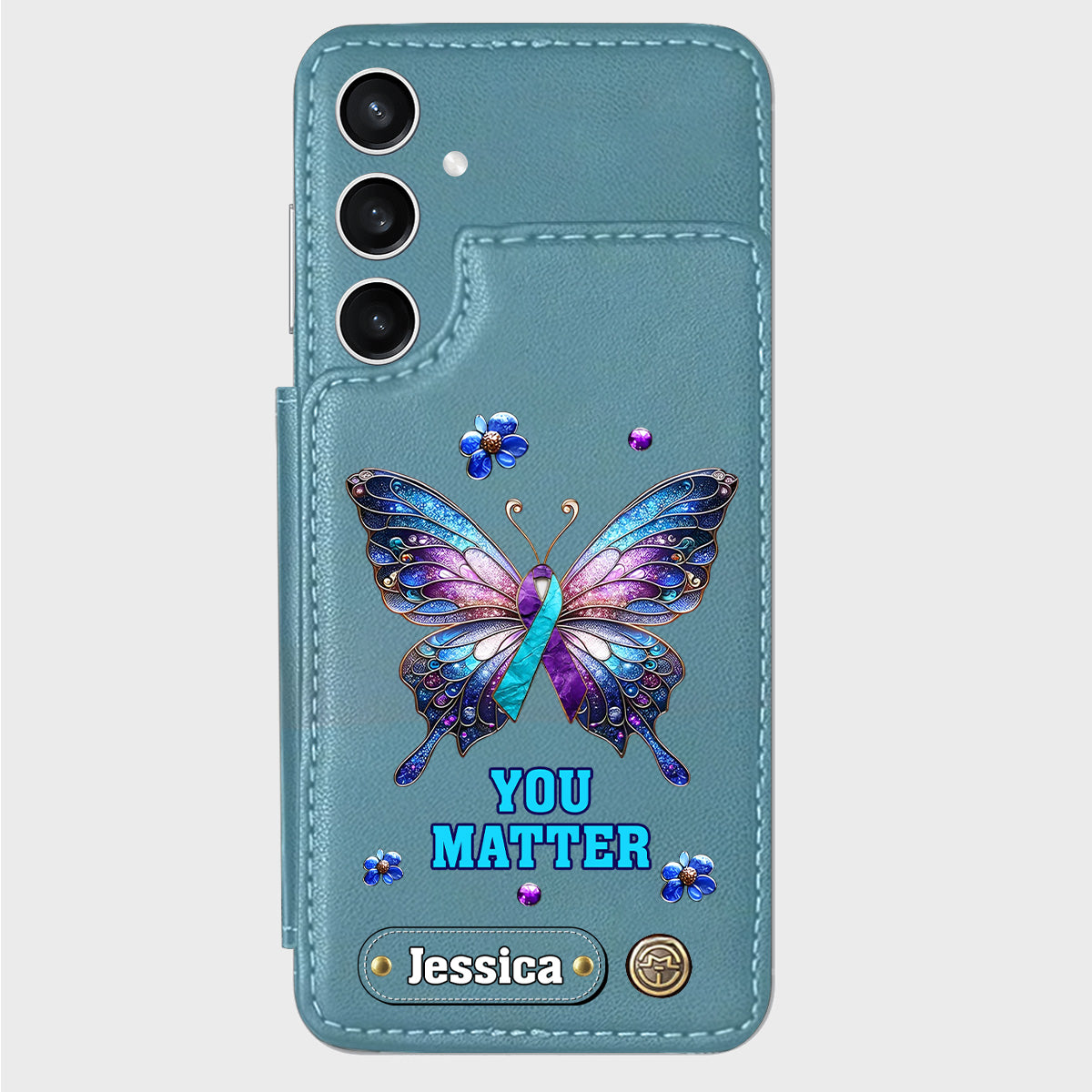 You Matter - Personalized Suicide Prevention Wallet Phone Case