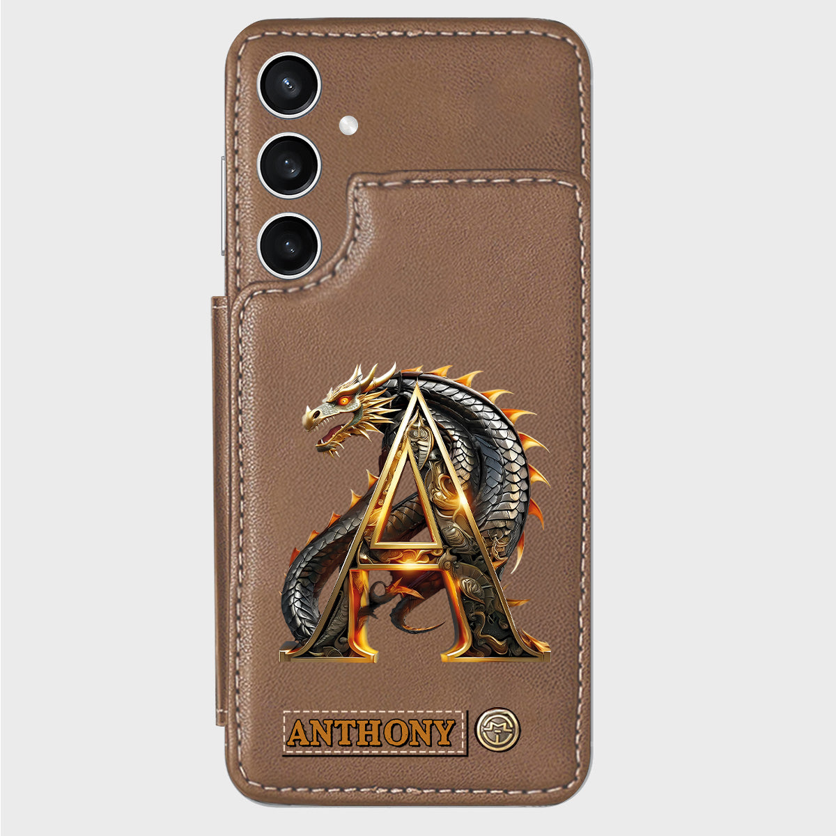 Love Dragons - Personalized Dragon Wallet Phone Case