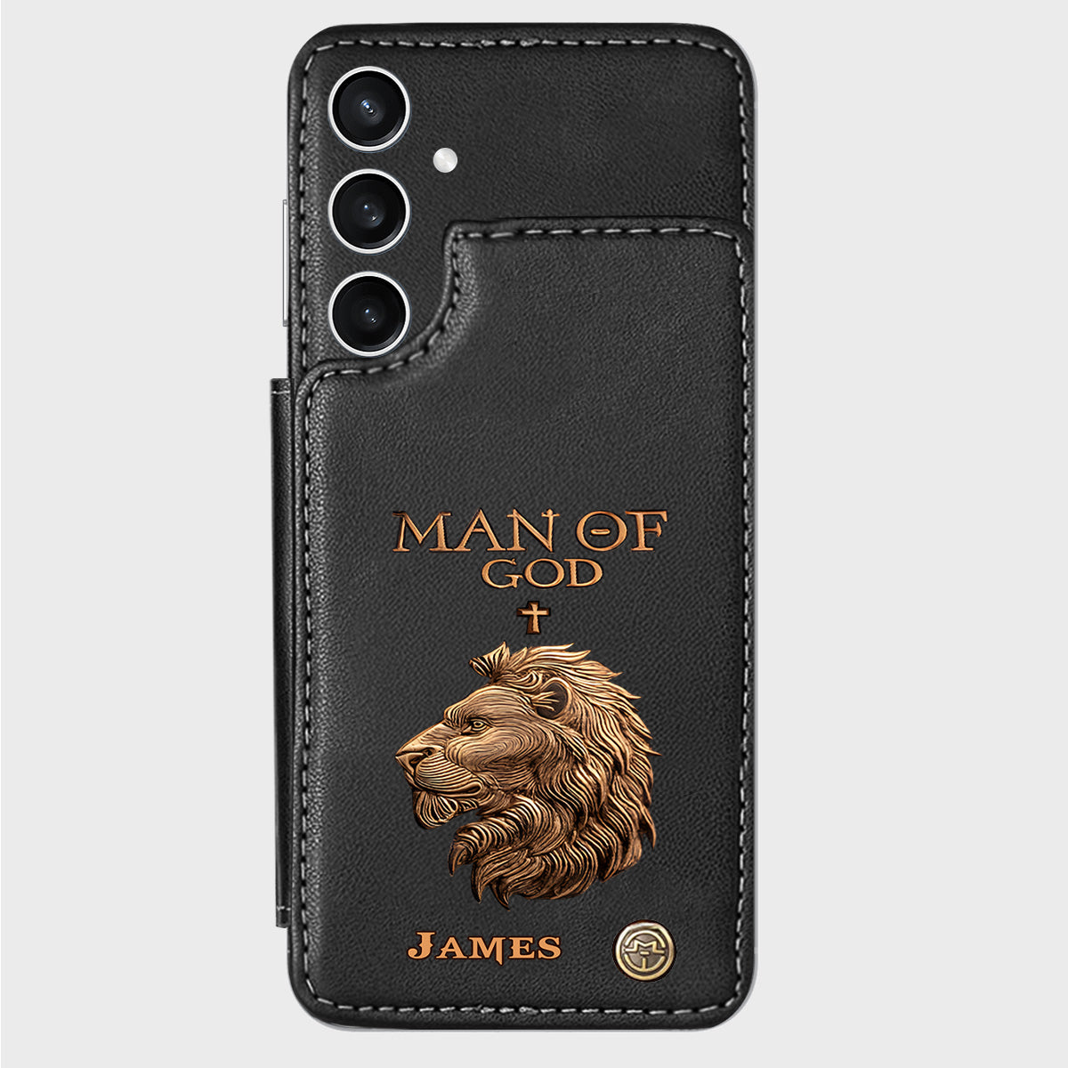 Man Of God - Personalized Christian Wallet Phone Case