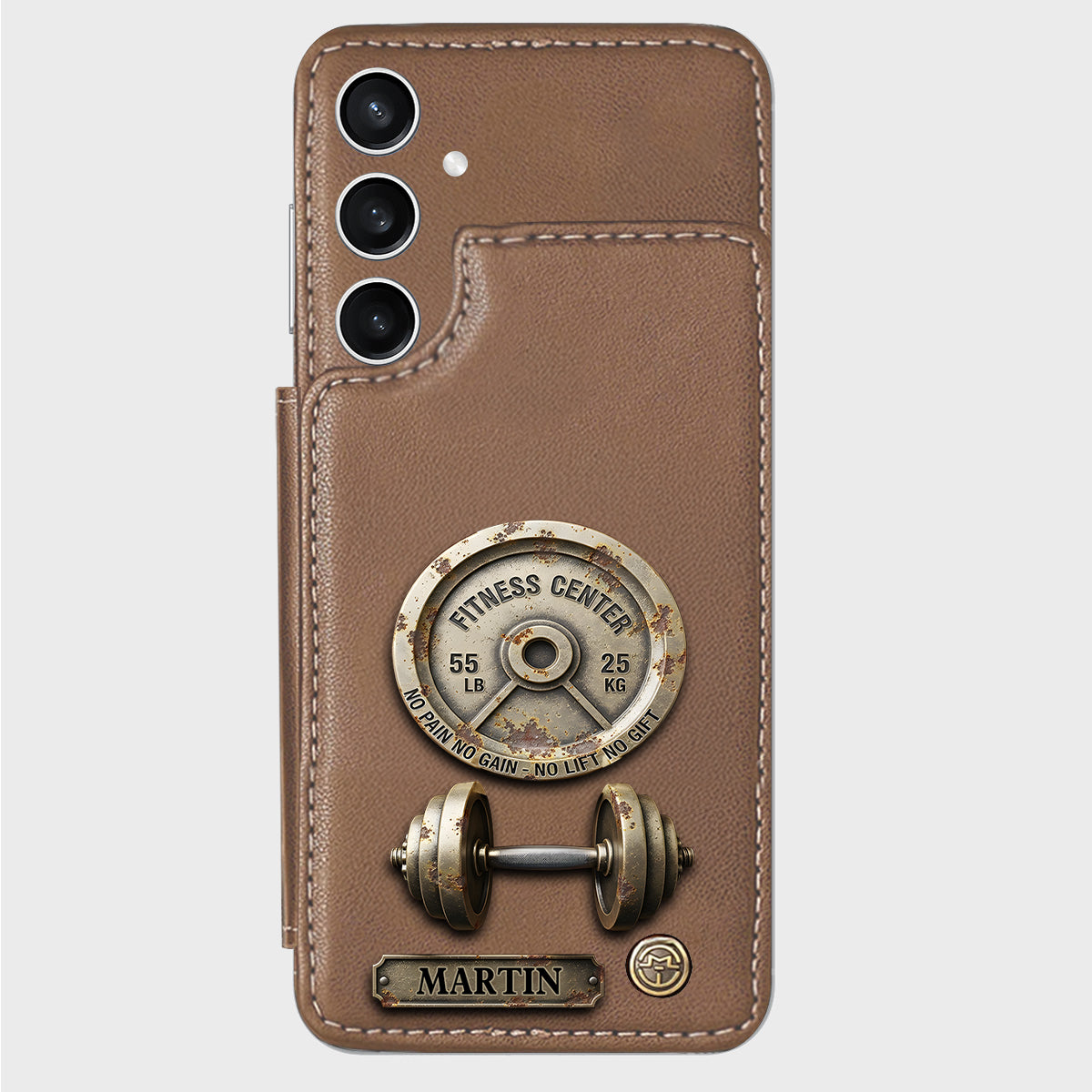 No Pain No Gain - Personalized Fitness Wallet Phone Case