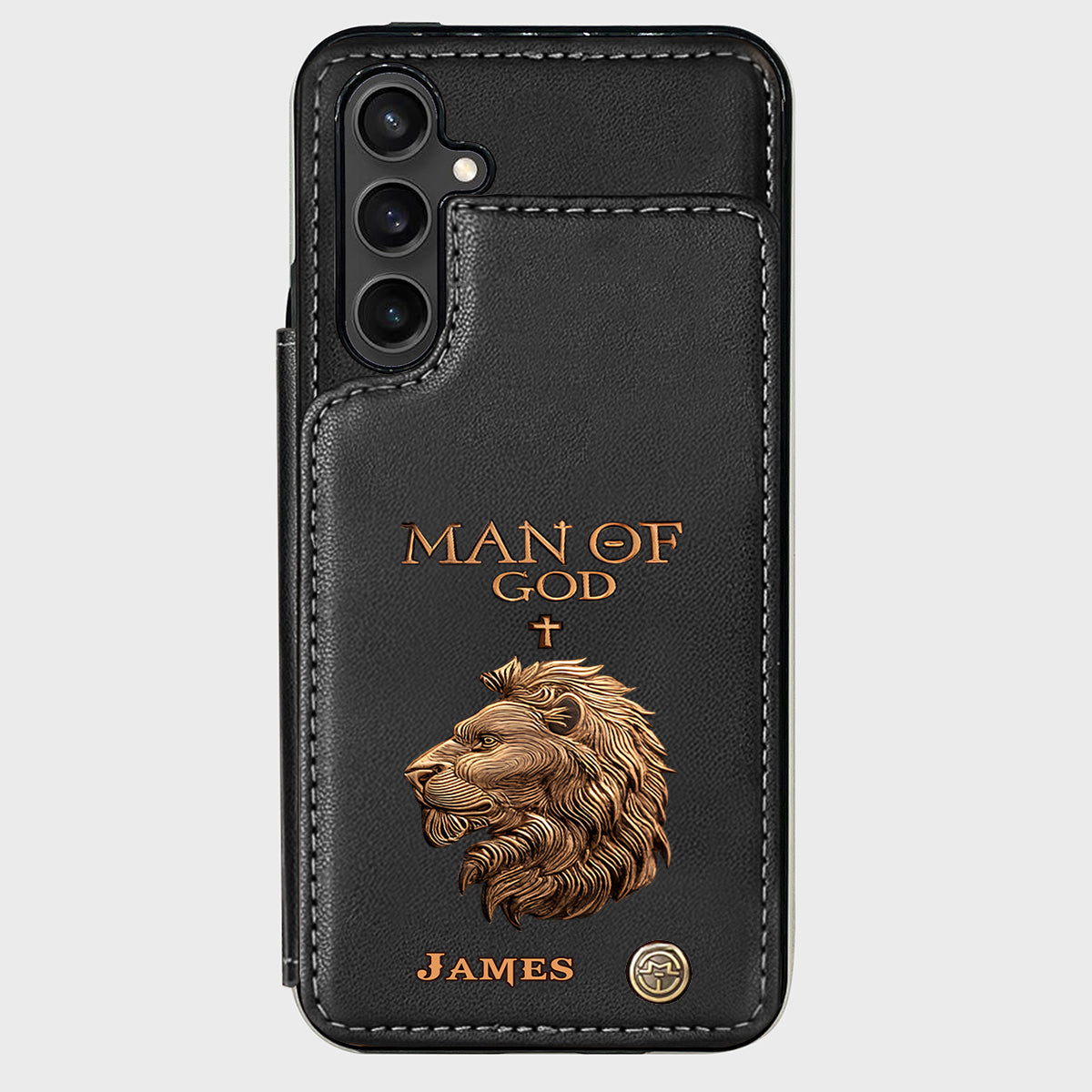 Man Of God - Personalized Christian Wallet Phone Case