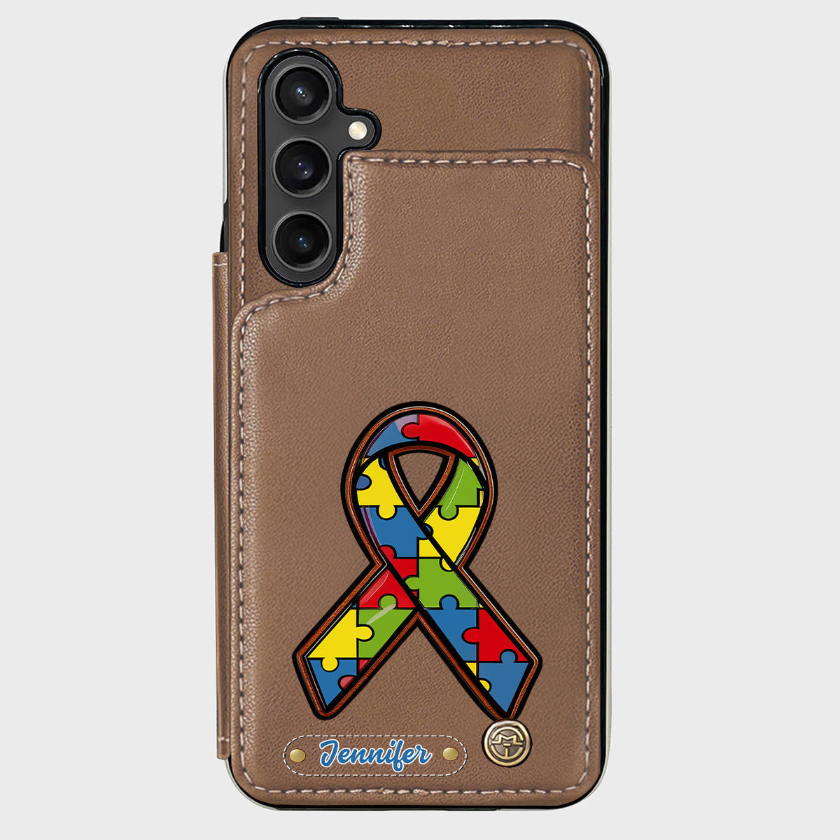 Autism Awareness - Personalized Autism Awareness Wallet Phone Case