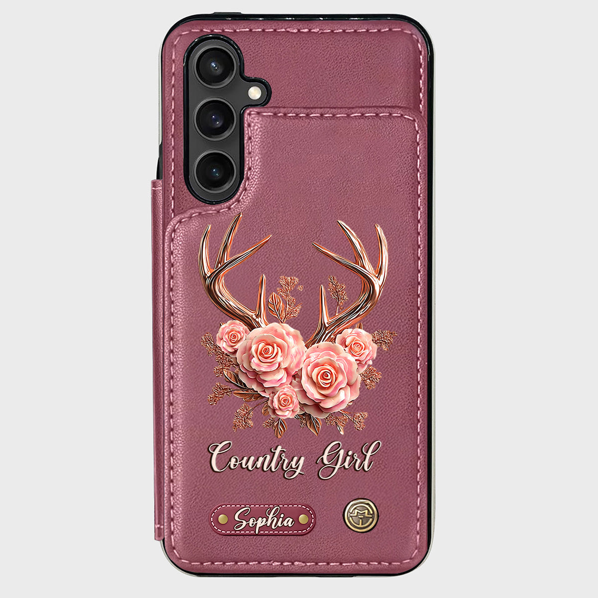 Country Girl - Personalized Hunting Wallet Phone Case