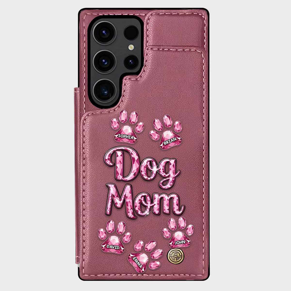 Dog Mom - Personalized Dog Wallet Phone Case