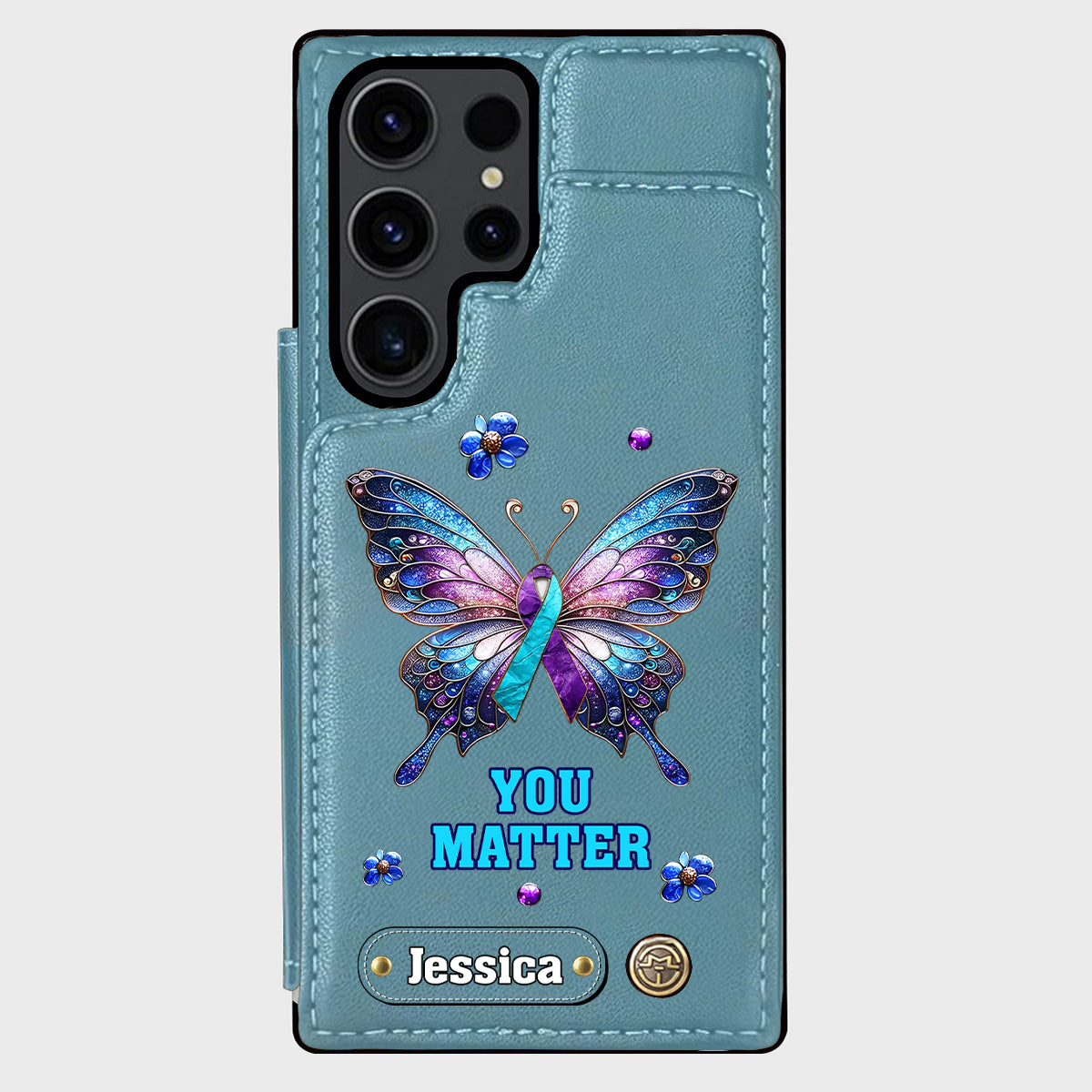You Matter - Personalized Suicide Prevention Wallet Phone Case