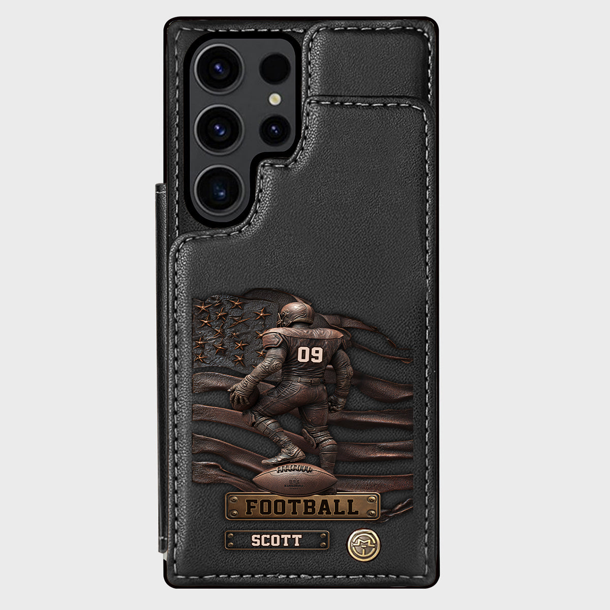 Game Day - Personalized Football Wallet Phone Case