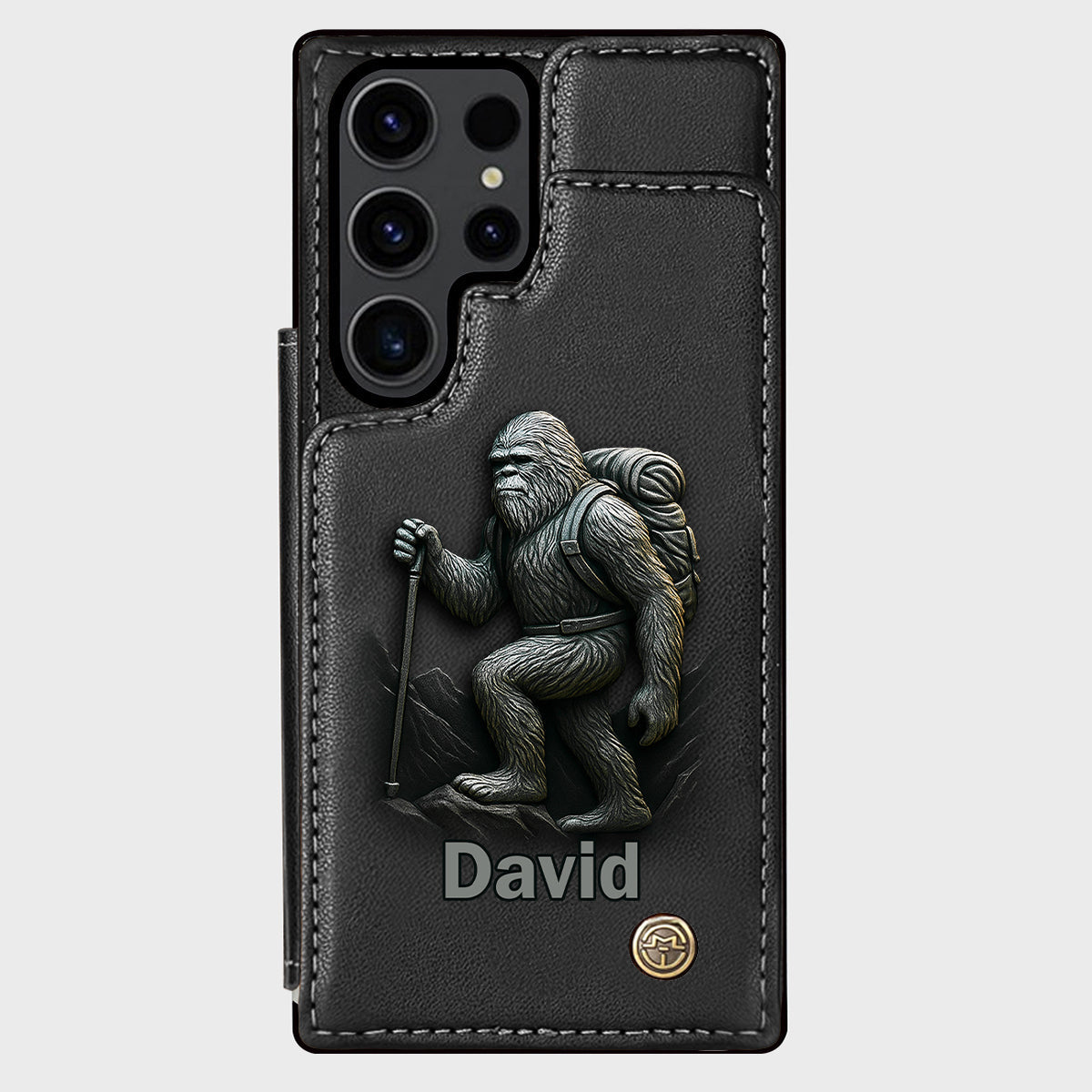Sasquatch - Personalized Hiking Wallet Phone Case