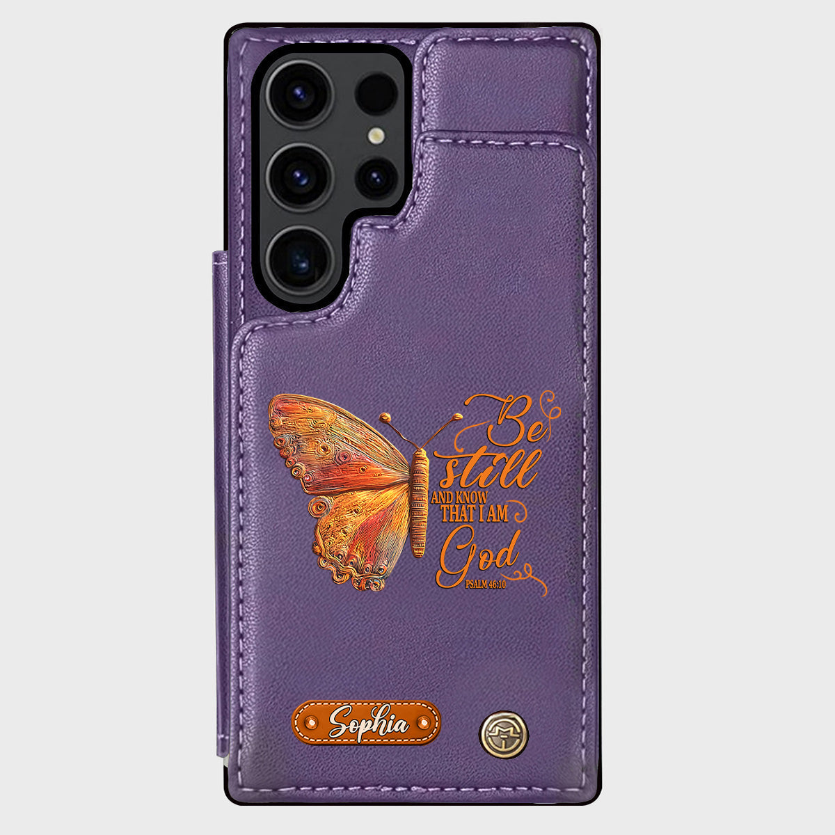 Be Still And Know That I Am God - Personalized Christian Wallet Phone Case
