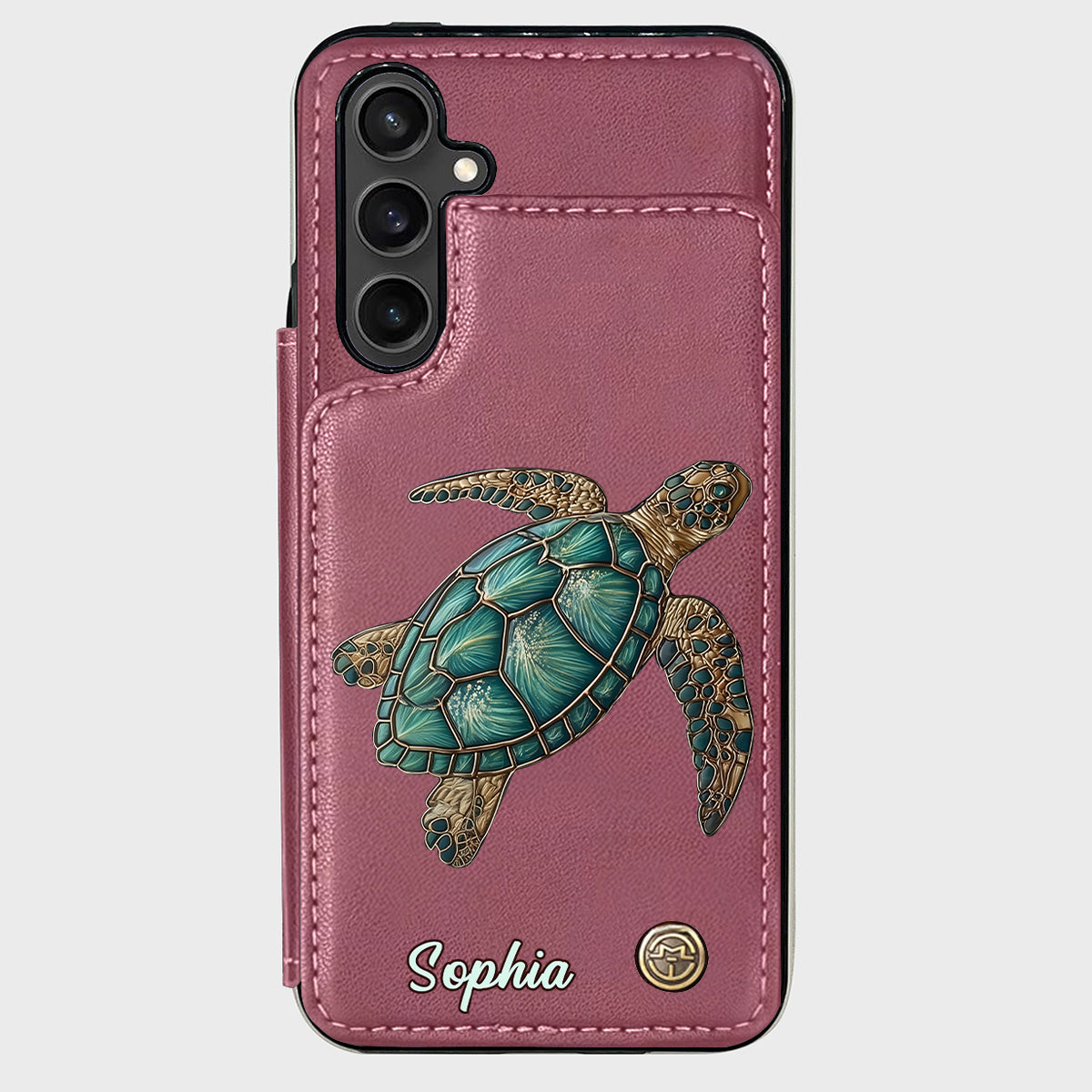 Love Turtles - Personalized Turtle Wallet Phone Case