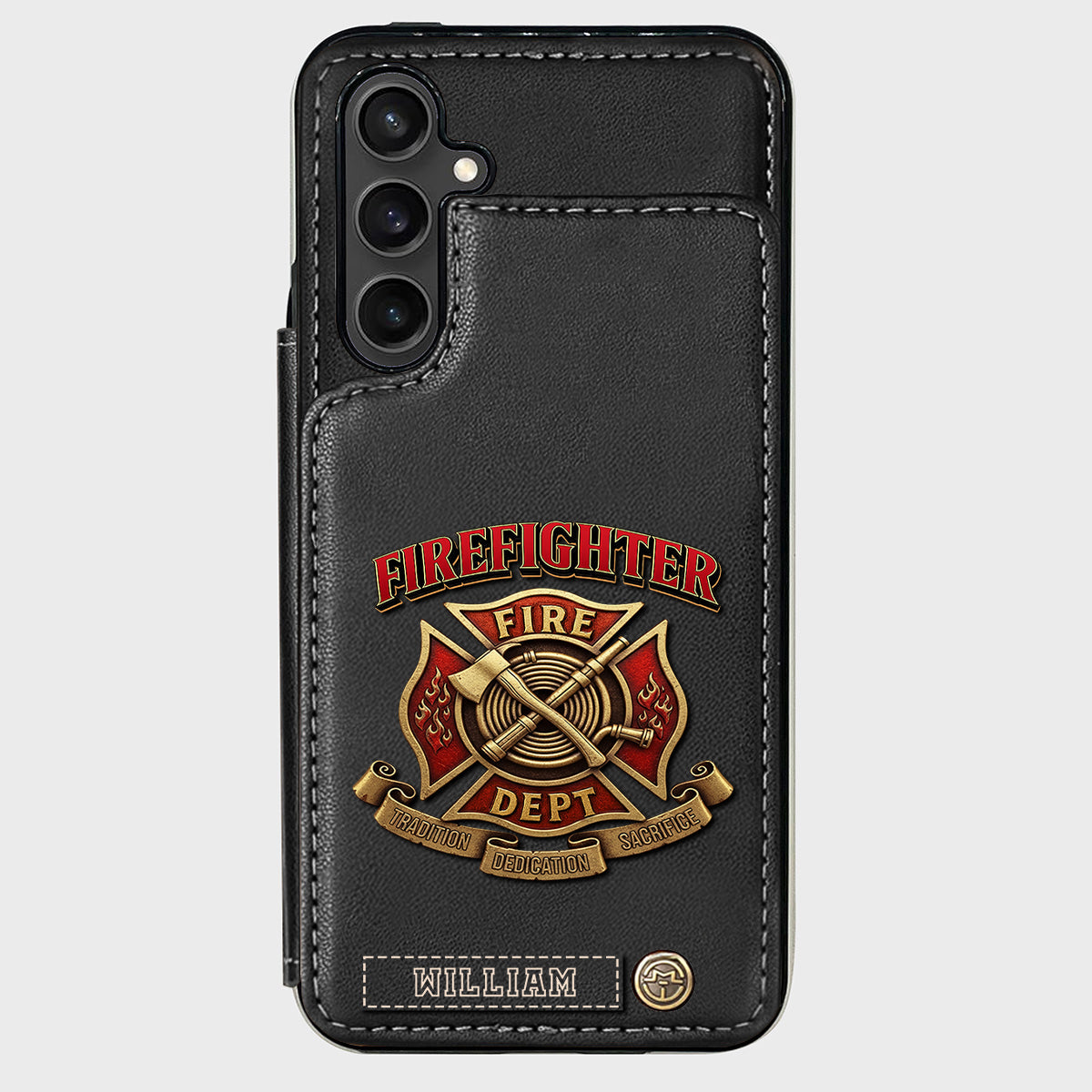 Proud Firefighter - Personalized Firefighter Wallet Phone Case