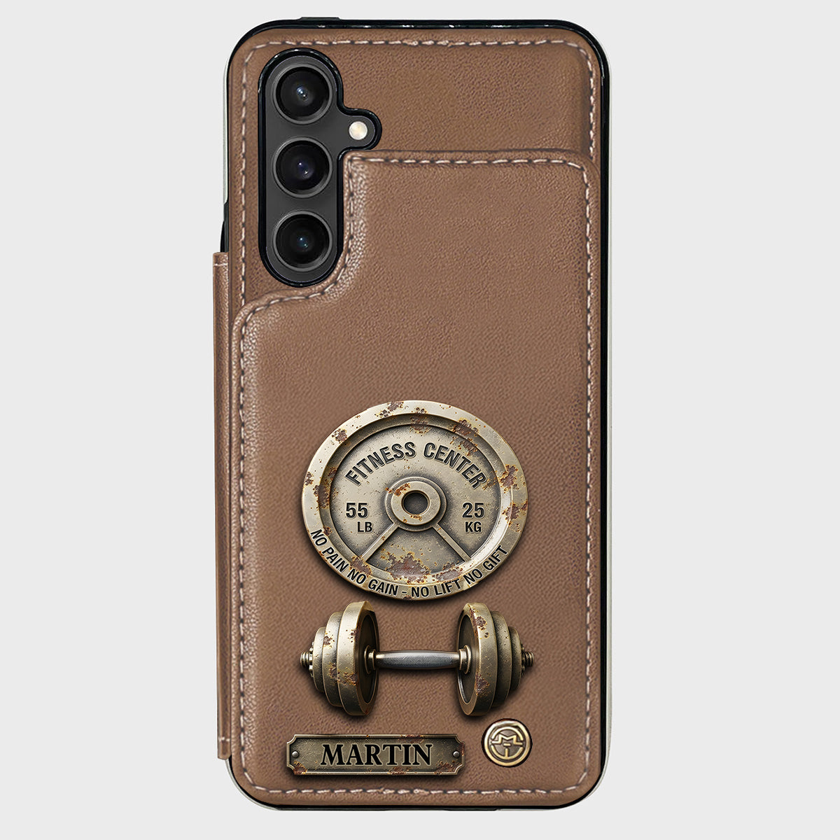 No Pain No Gain - Personalized Fitness Wallet Phone Case