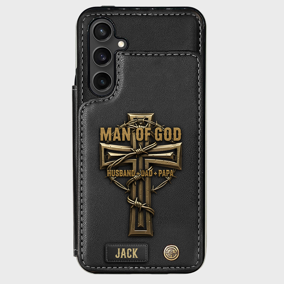 Man Of God - Personalized Christian Wallet Phone Case