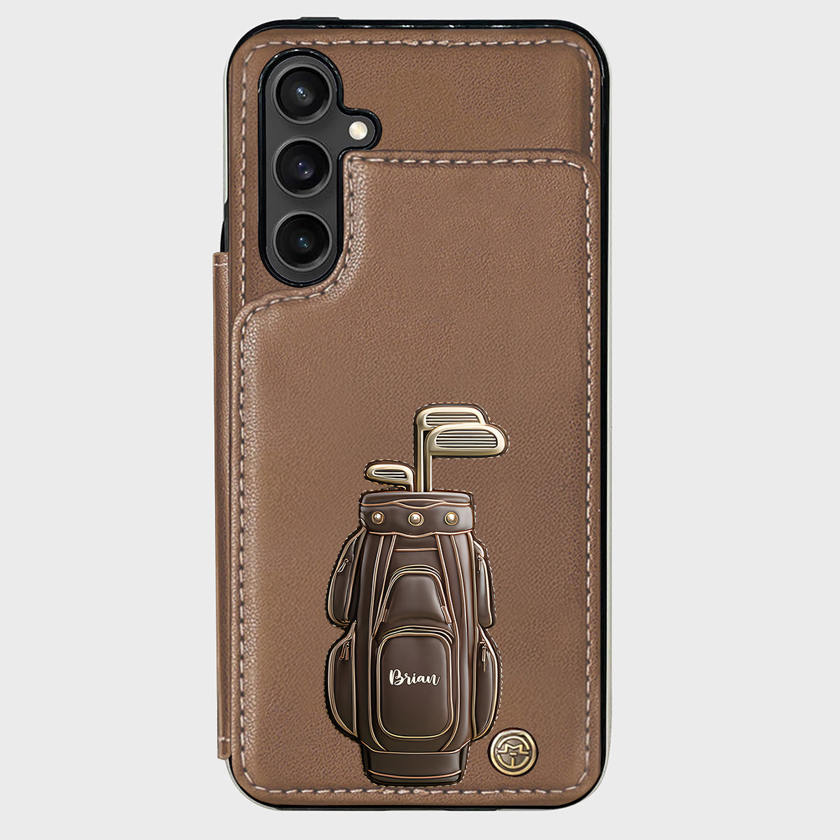 Luxury Gift For Golfer Custom Name - Personalized Golf Wallet Phone Case