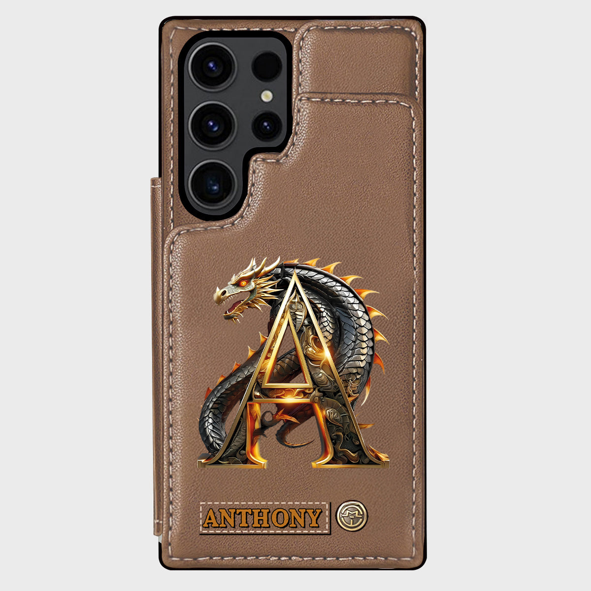 Love Dragons - Personalized Dragon Wallet Phone Case