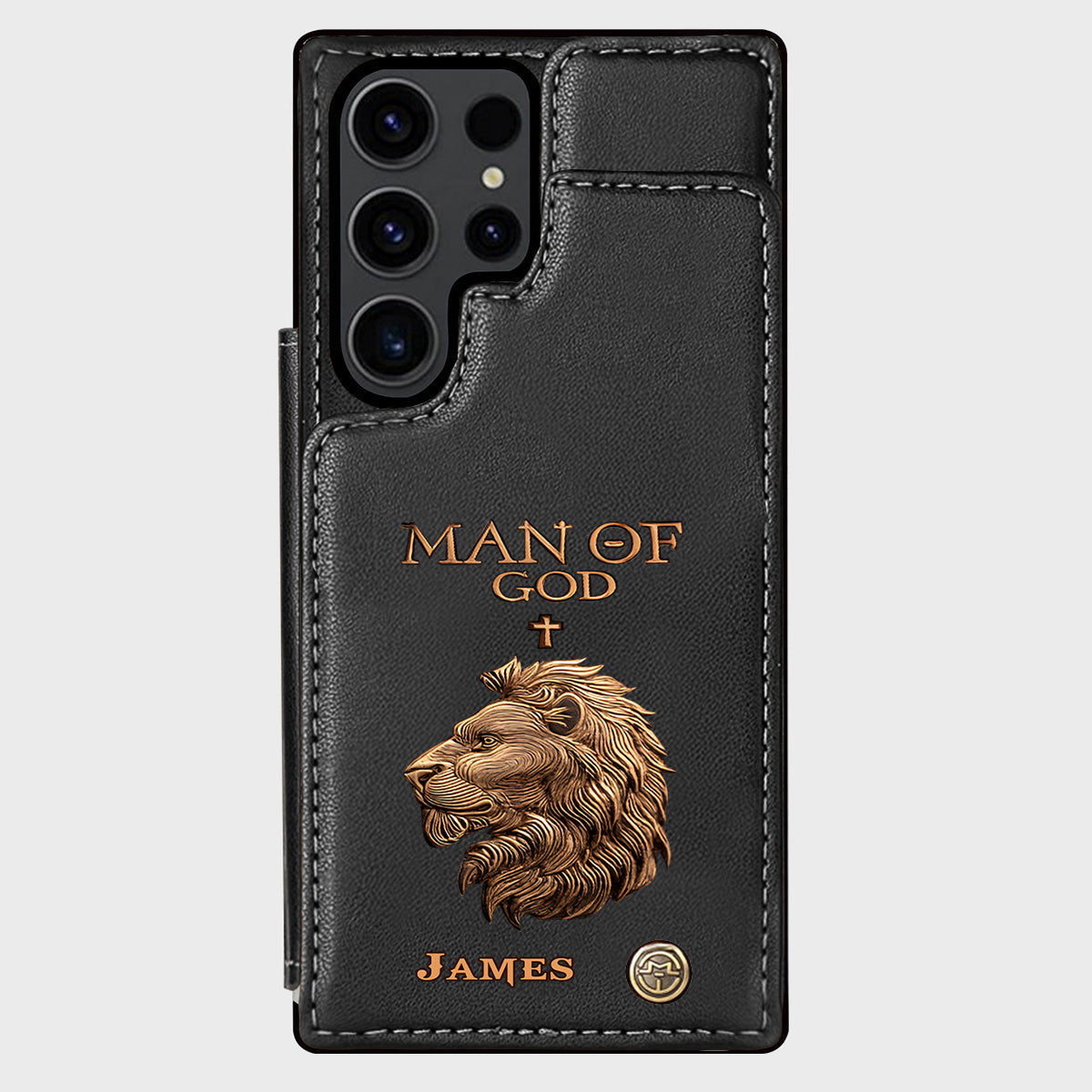 Man Of God - Personalized Christian Wallet Phone Case
