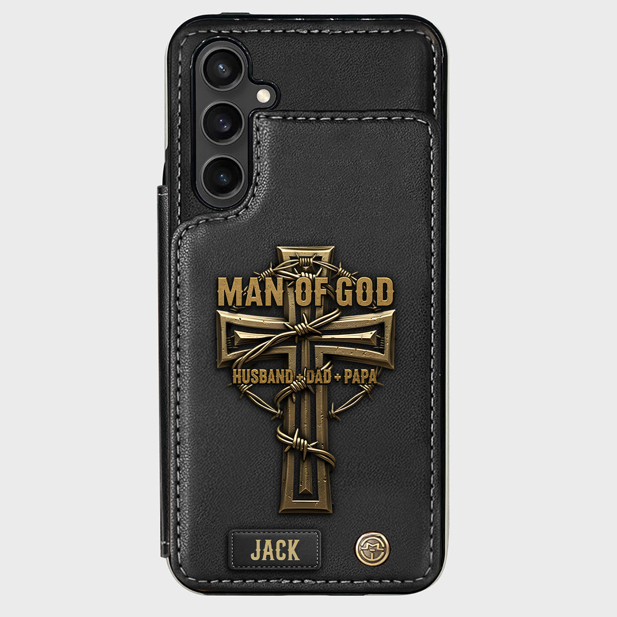 Man Of God - Personalized Christian Wallet Phone Case