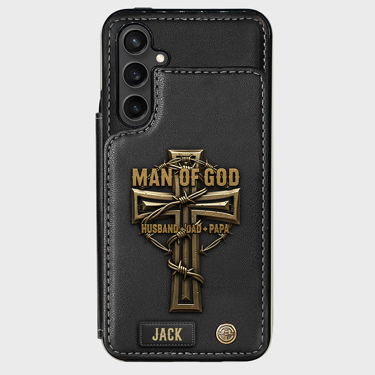 Man Of God - Personalized Christian Wallet Phone Case