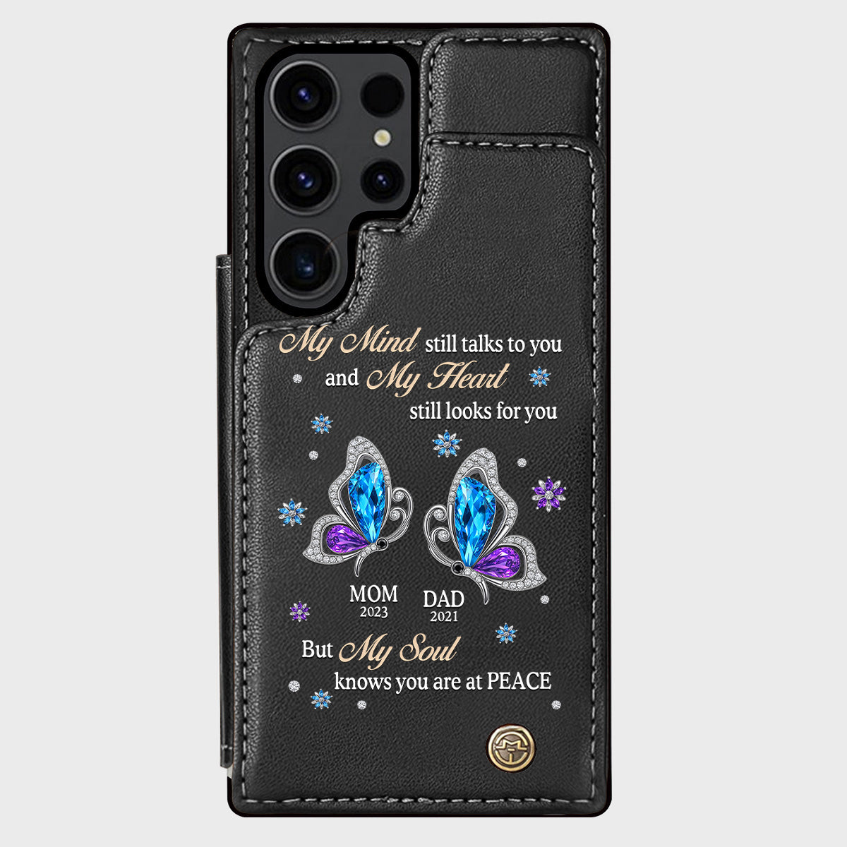 I Love You Forever - Personalized Memorial Wallet Phone Case