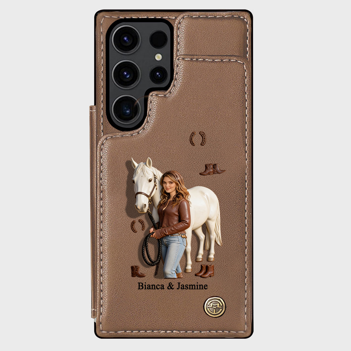 Horse Girl - Personalized Horse Wallet Phone Case
