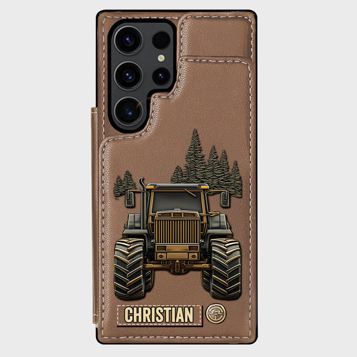 Tractor Ride - Personalized Tractor Wallet Phone Case