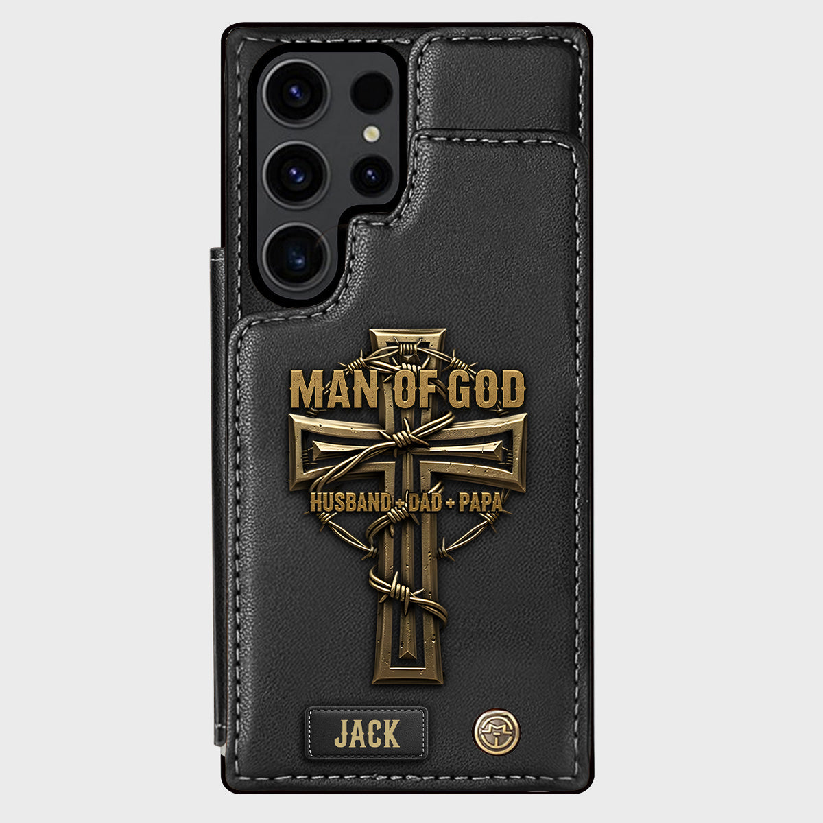 Man Of God - Personalized Christian Wallet Phone Case