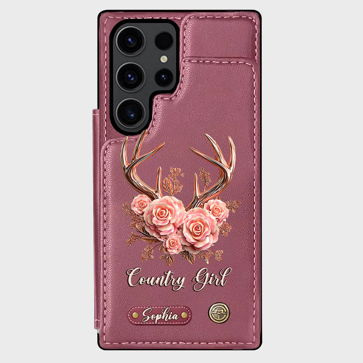 Country Girl - Personalized Hunting Wallet Phone Case