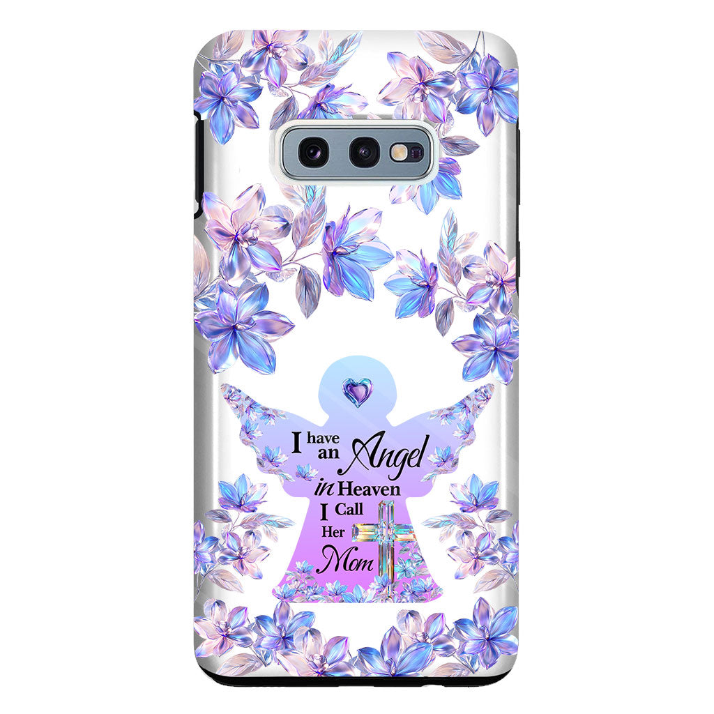 Angel In Heaven - Personalized Memorial Clear Phone Case