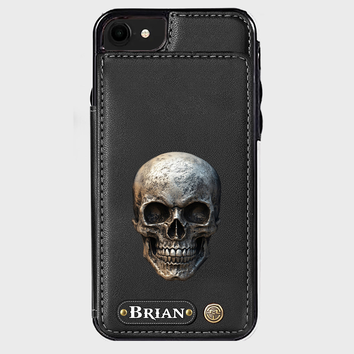 You & Me We Got This - Personalized Skull Wallet Phone Case