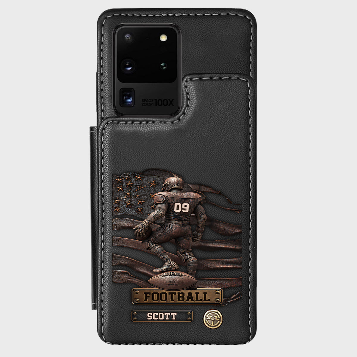 Game Day - Personalized Football Wallet Phone Case