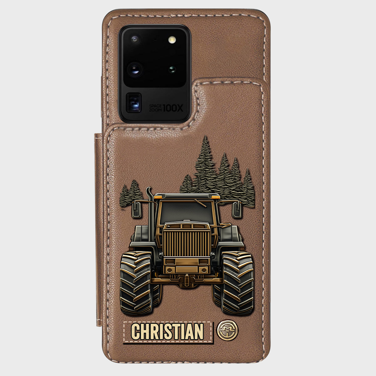 Tractor Ride - Personalized Tractor Wallet Phone Case
