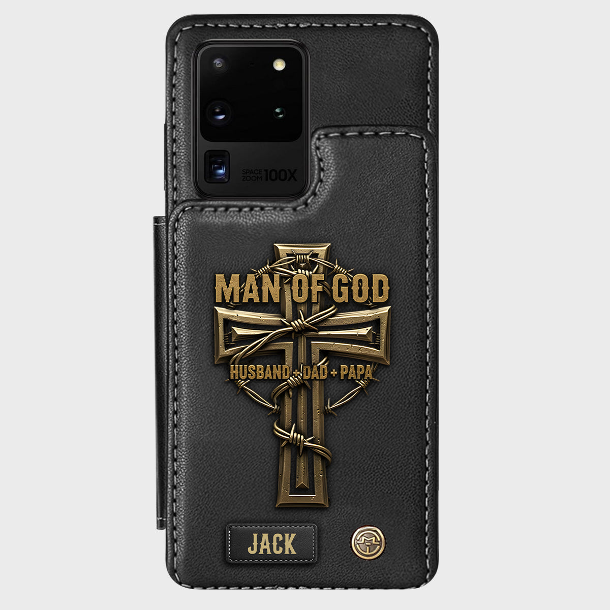 Man Of God - Personalized Christian Wallet Phone Case