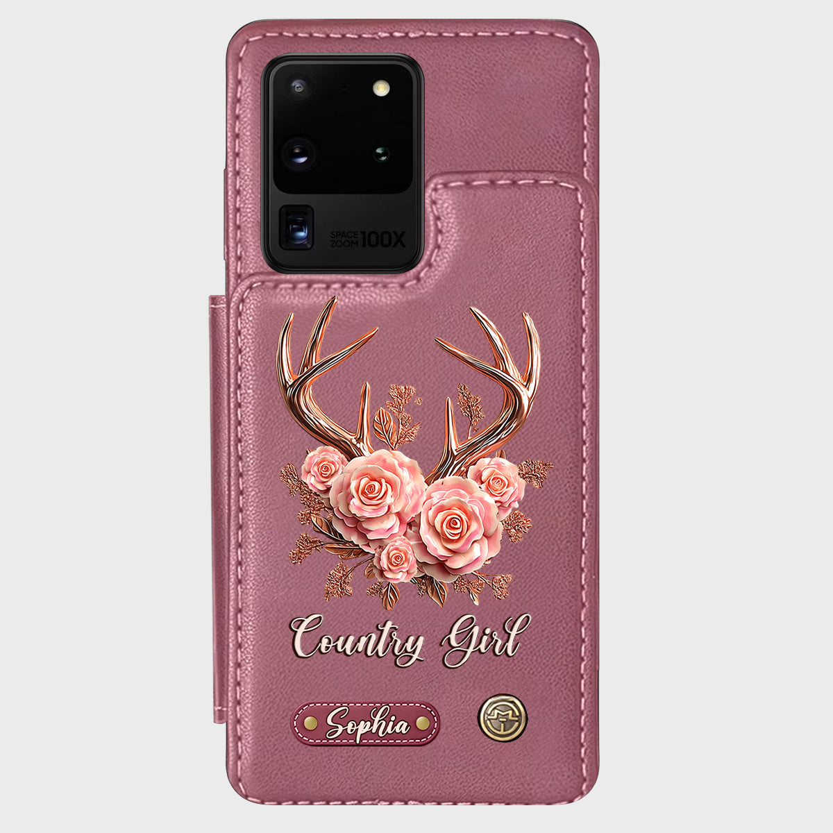 Country Girl - Personalized Hunting Wallet Phone Case