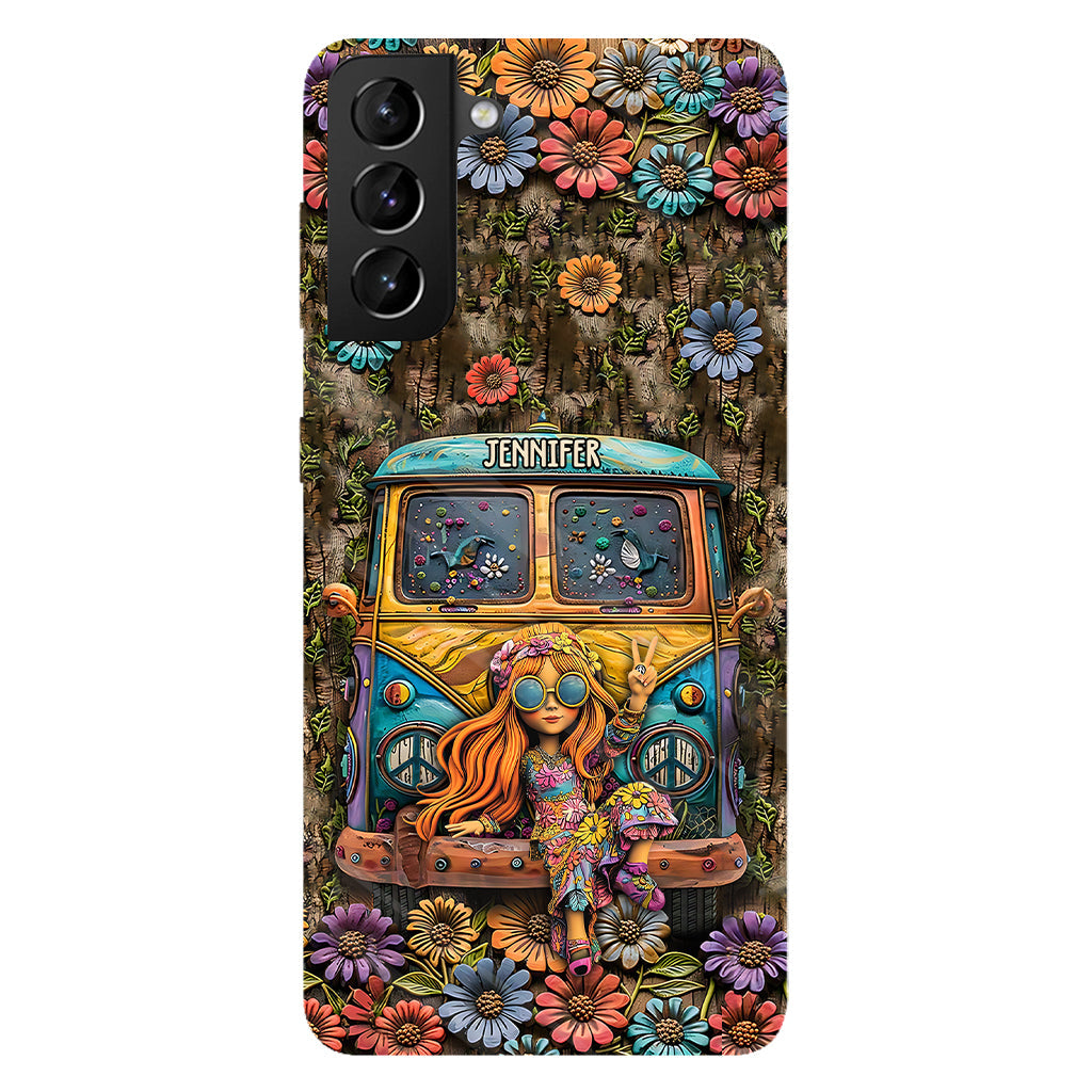 Cute Caravan - Personalized Hippie Full Print Phone Case