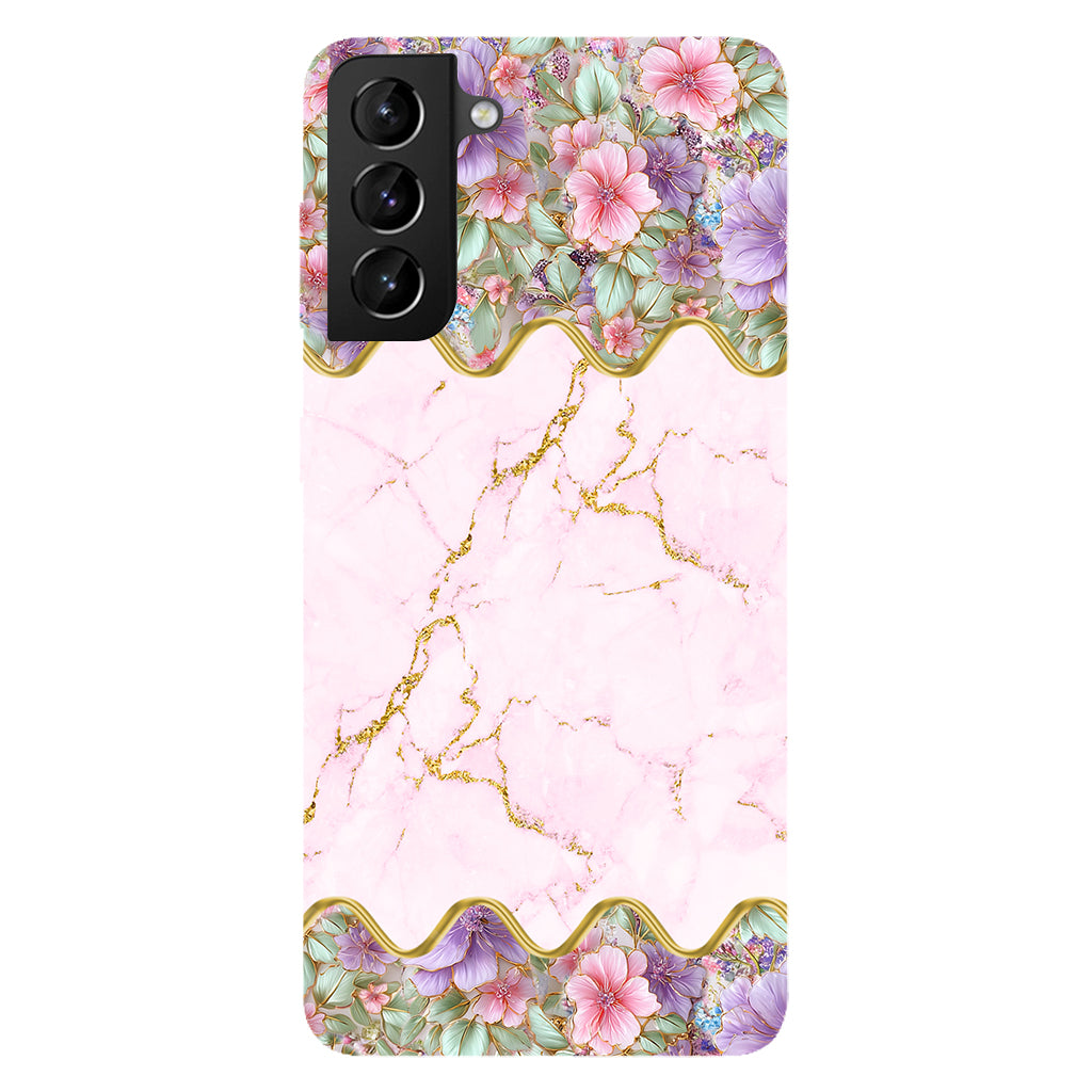 Love Butterfly - Personalized Butterfly Full Print Phone Case & Phone Grip
