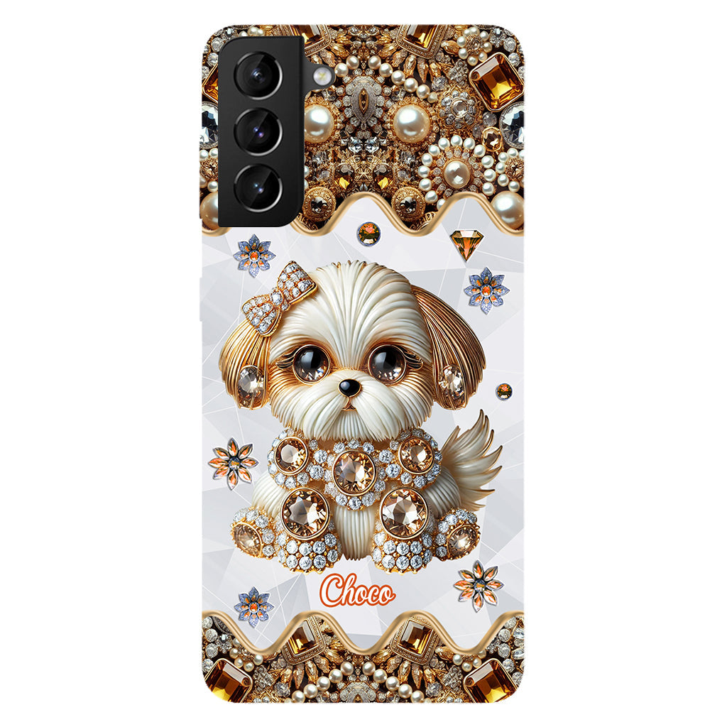 Love Shih Tzu - Personalized Dog Full Print Phone Case