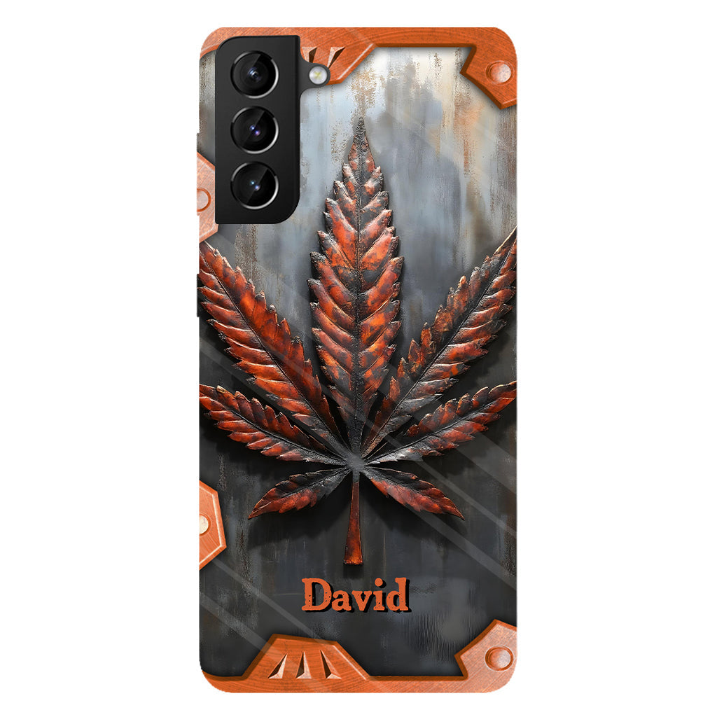 Stunning Leaf - Personalized Weed Full Print Phone Case