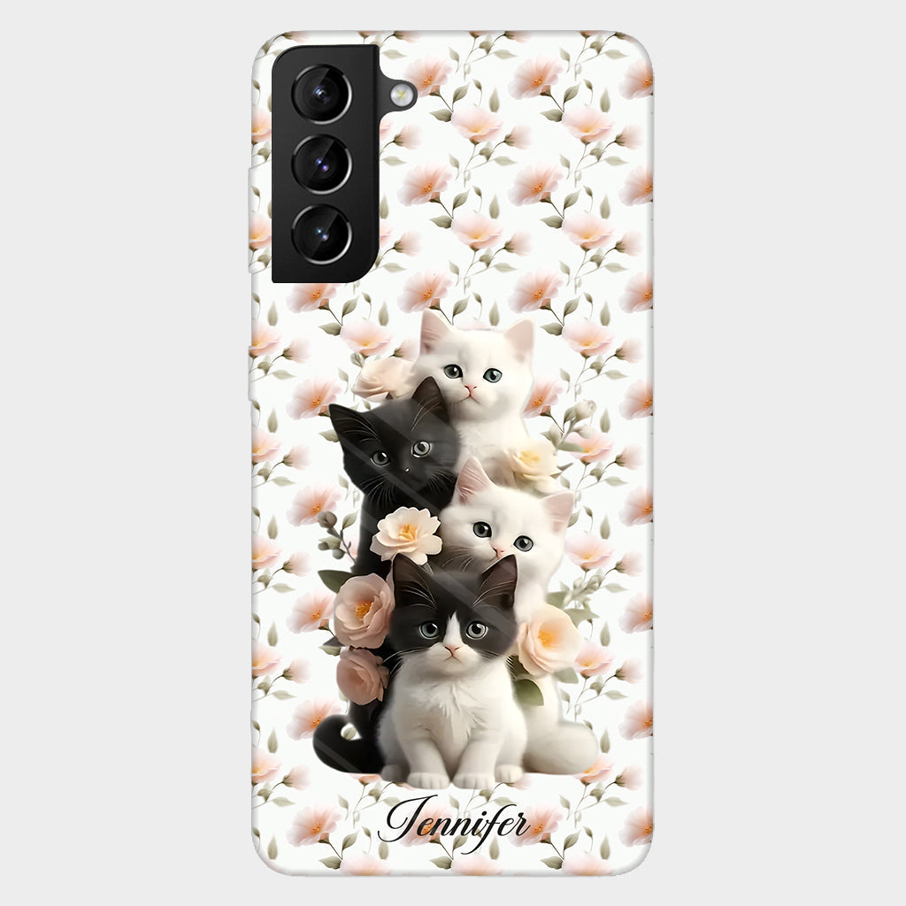 Cute Kittens - Personalized Cat Full Print Phone Case