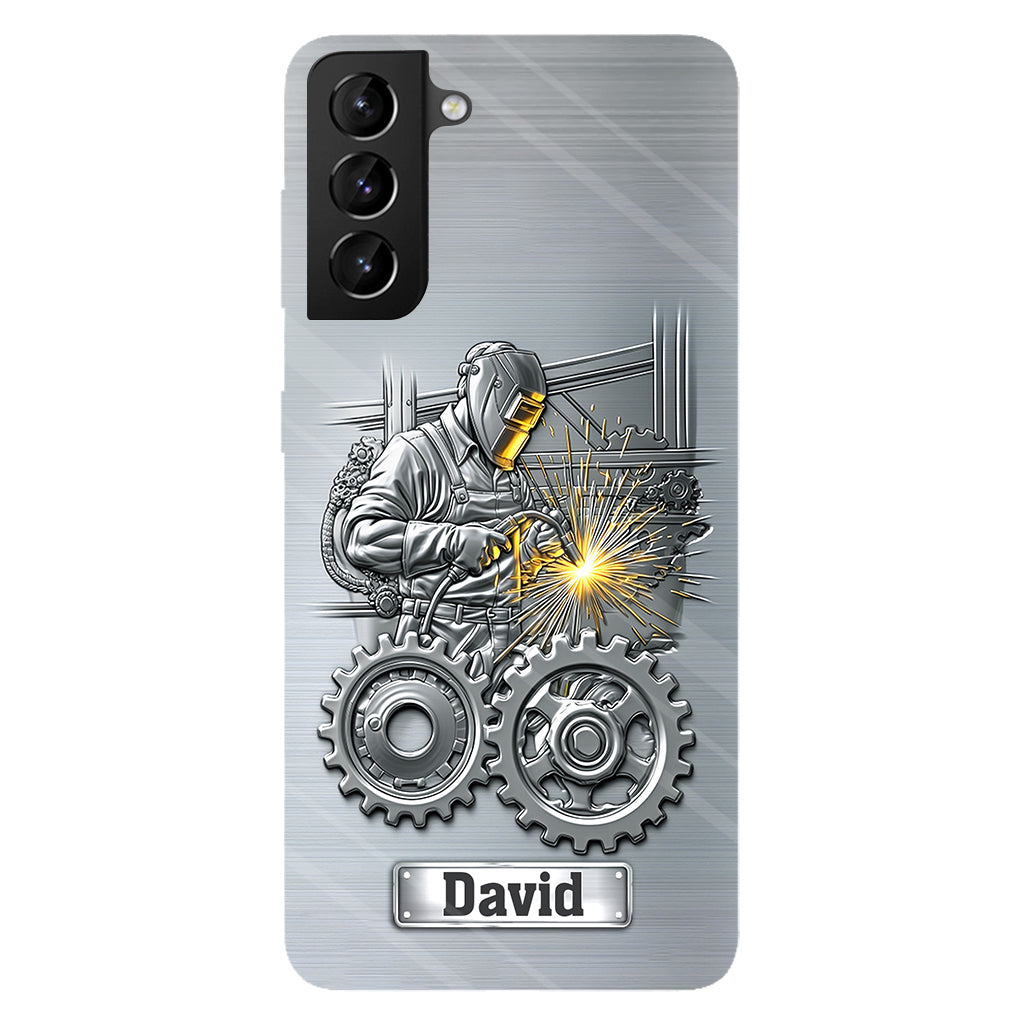 Strong Ones Become Welder - Personalized Welder Full Print Phone Case