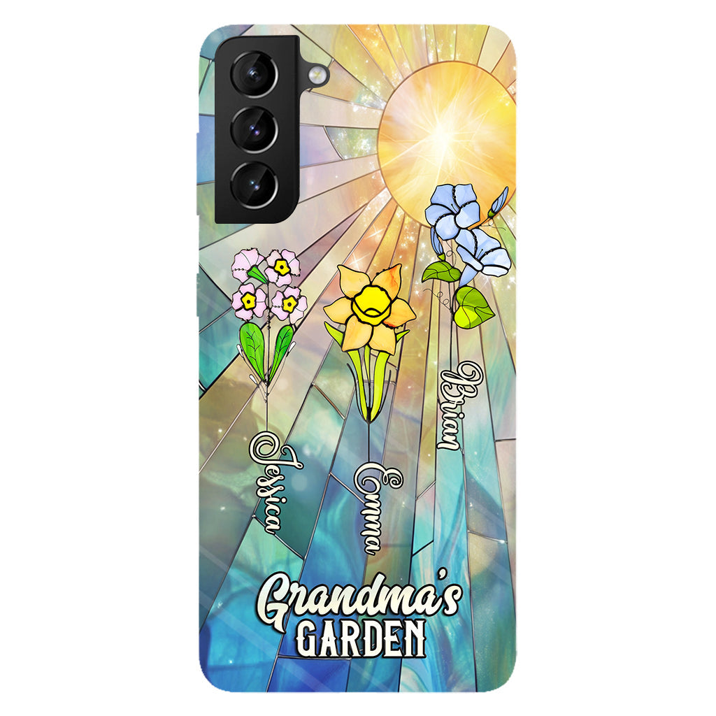 Grandma's Garden - Personalized Grandma Full Print Phone Case