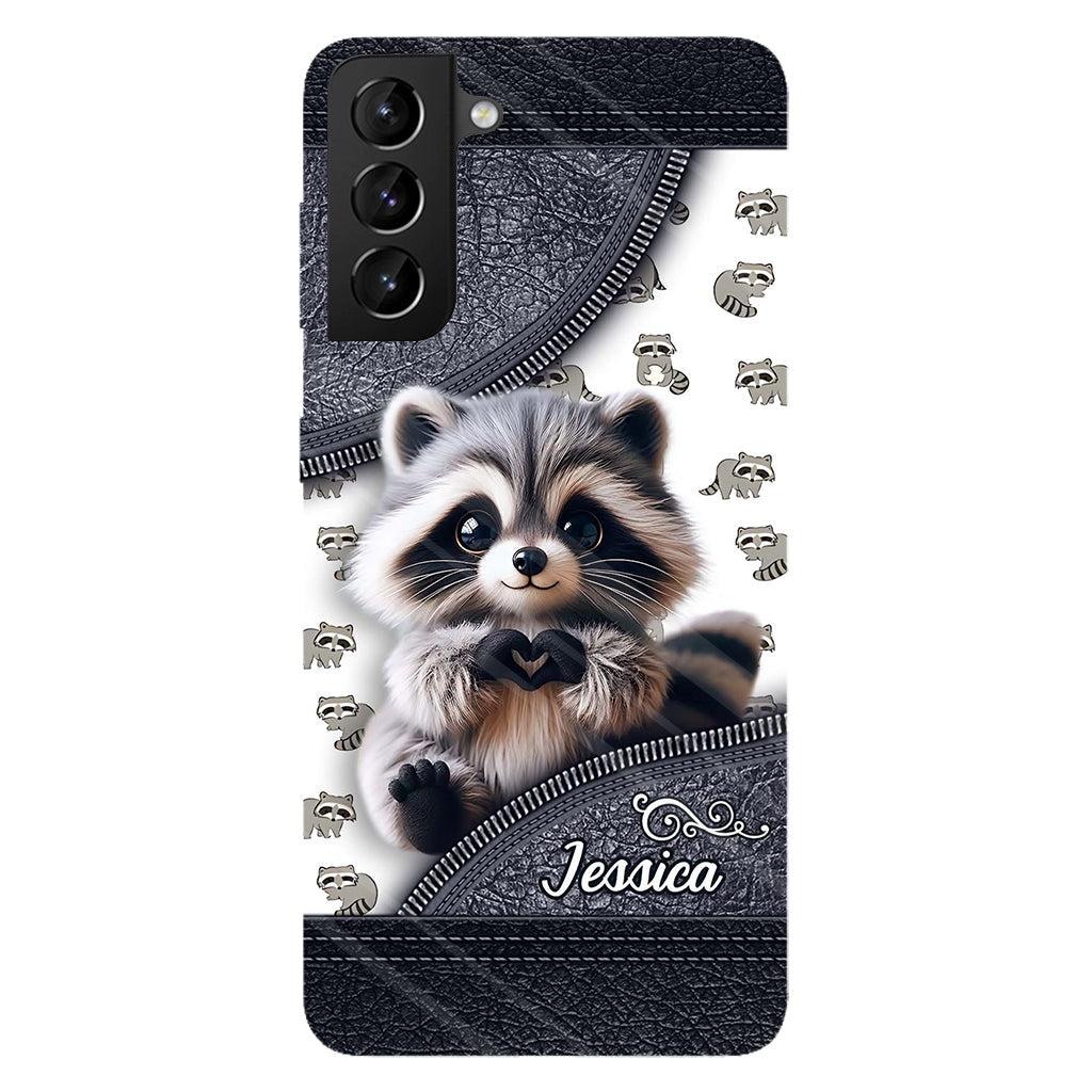 Adorable Raccoon - Personalized Raccoon Full Print Phone Case