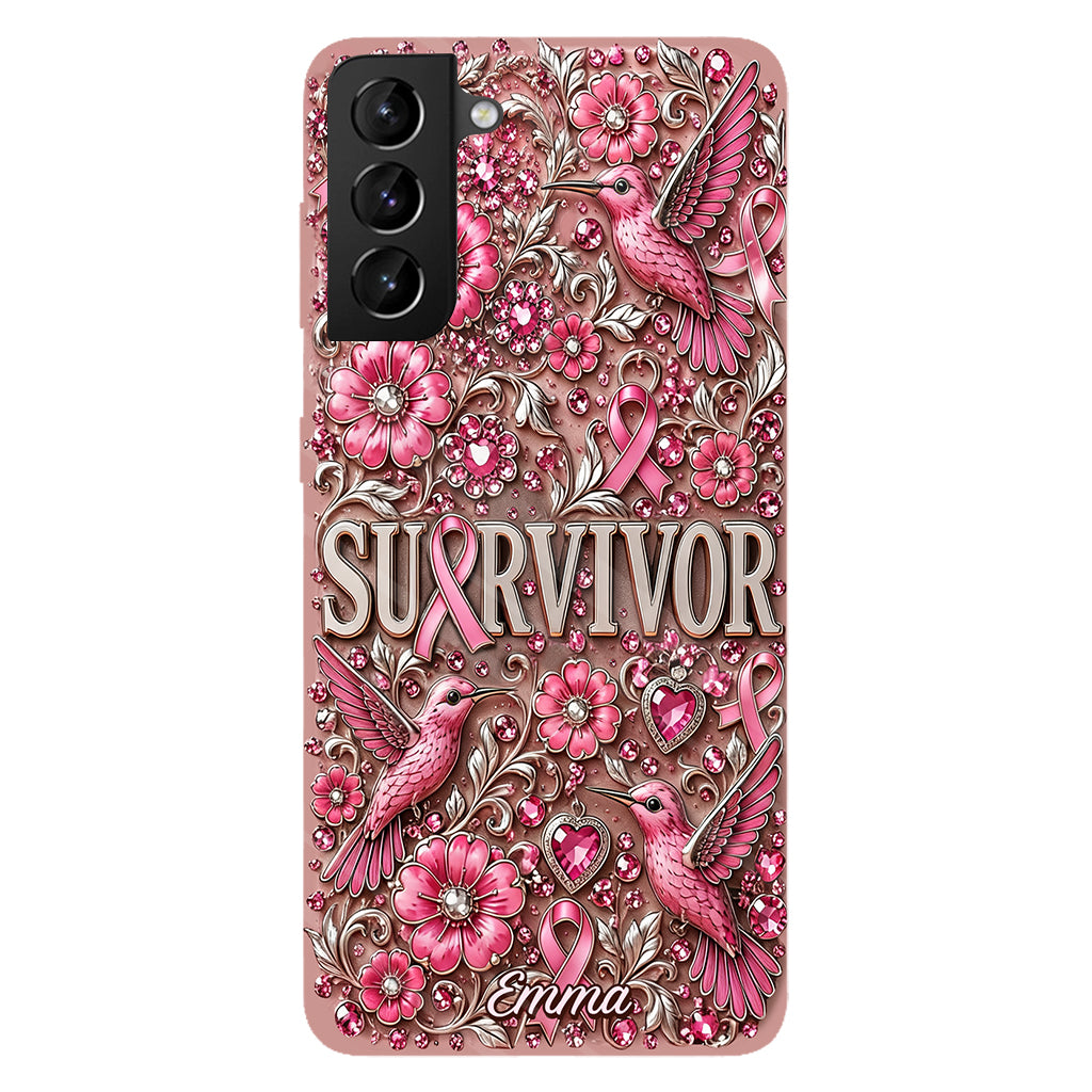Breast Cancer Awareness - Personalized Breast Cancer Awareness Full Print Phone Case