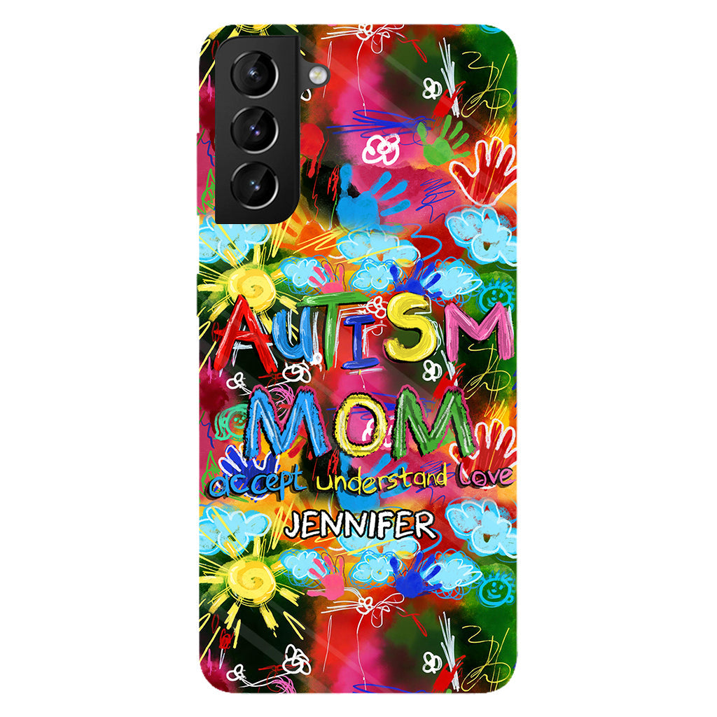 Autism Mom - Personalized Autism Awareness Full Print Phone Case