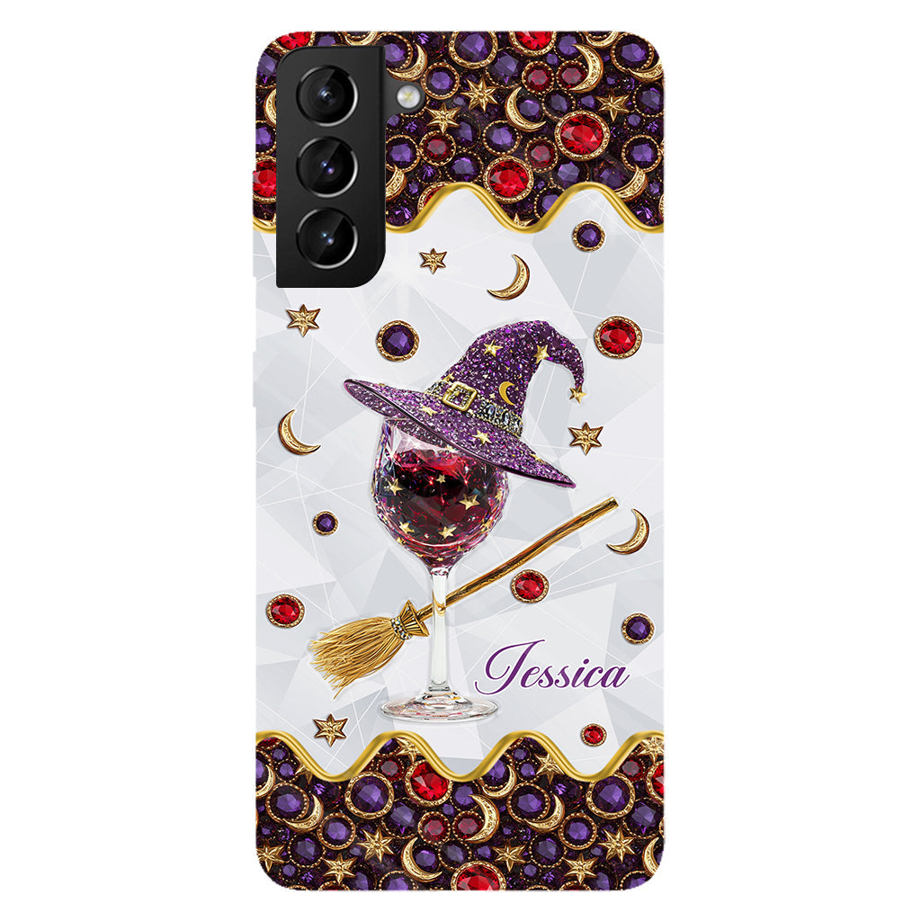 Wine Witch - Personalized Witch Full Print Phone Case