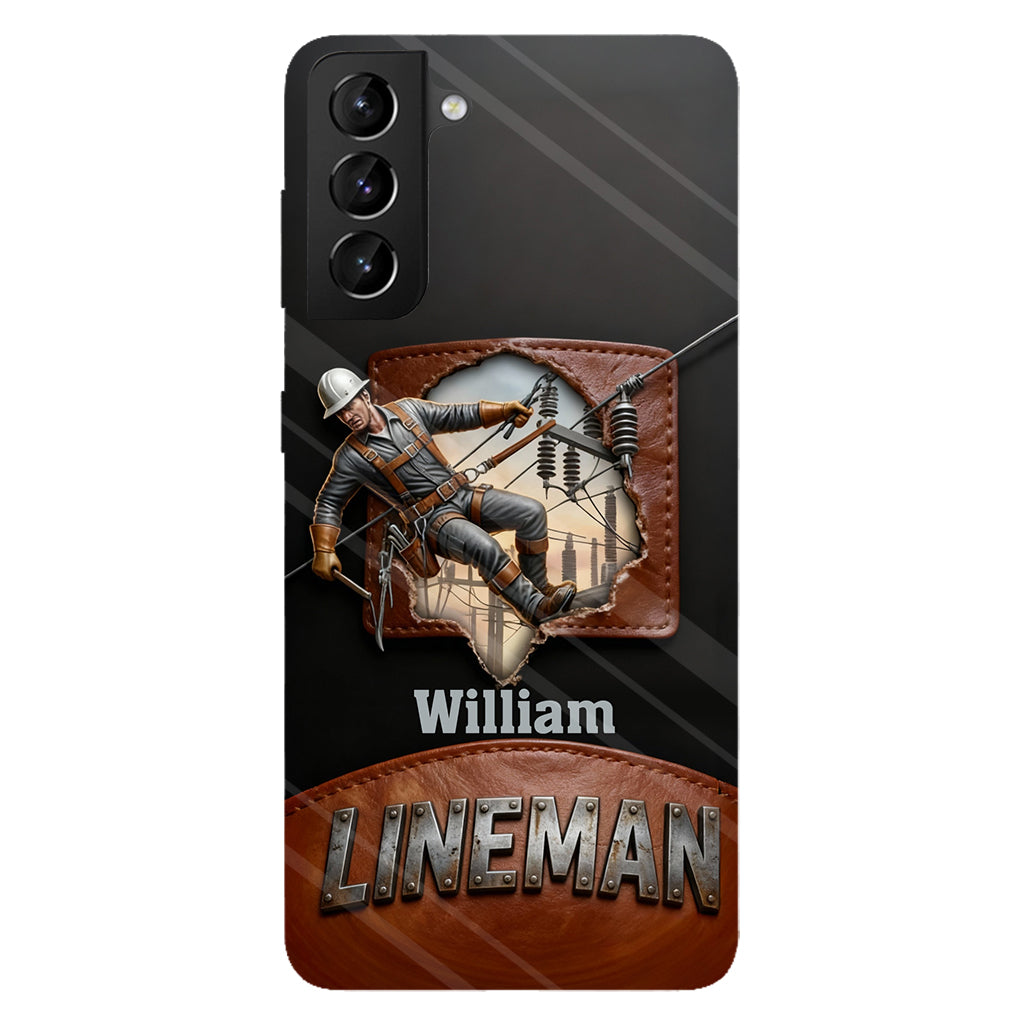 Cool Lineman - Personalized Lineman Full Print Phone Case