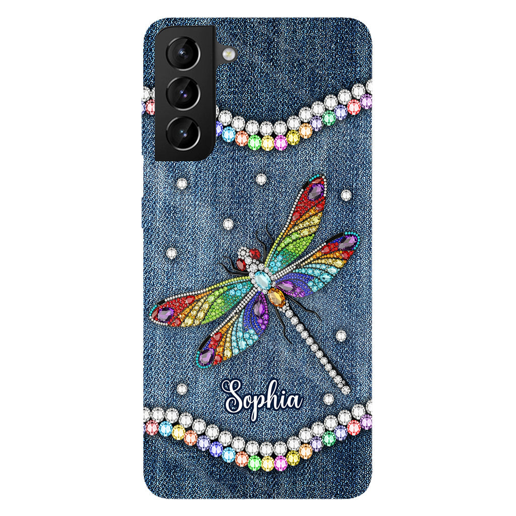 Beautiful Dragonfly - Personalized Dragonfly Full Print Phone Case