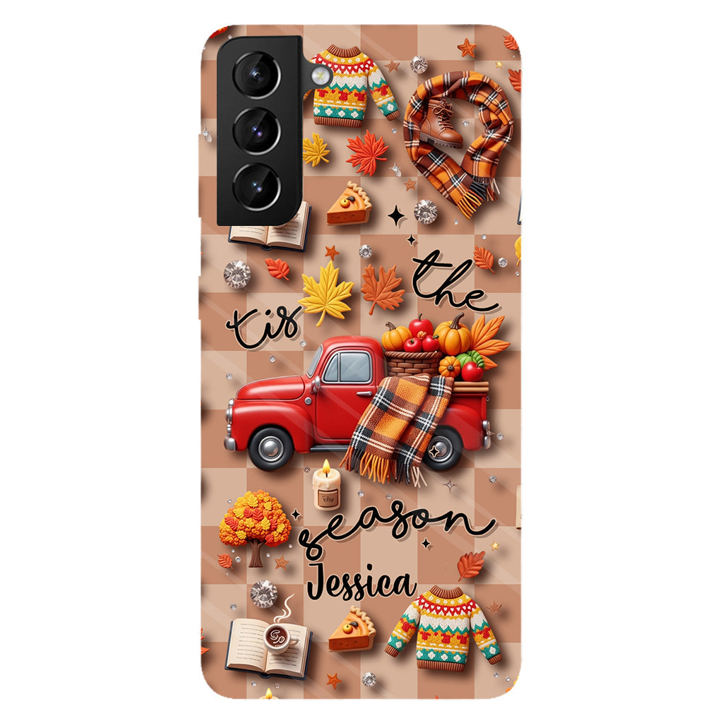 Tis The Season - Personalized Autumn Full Print Phone Case
