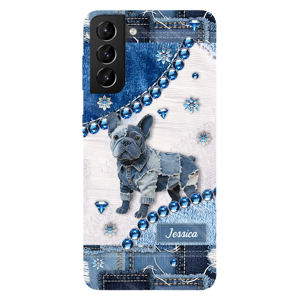 Cute Bulldog - Personalized Dog Full Print Phone Case