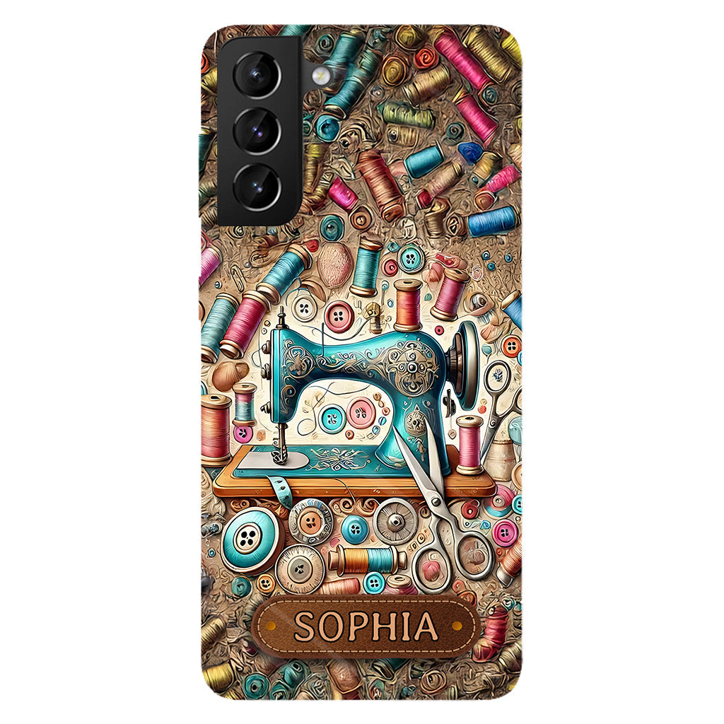 Love Sewing - Personalized Sewing Full Print Phone Case