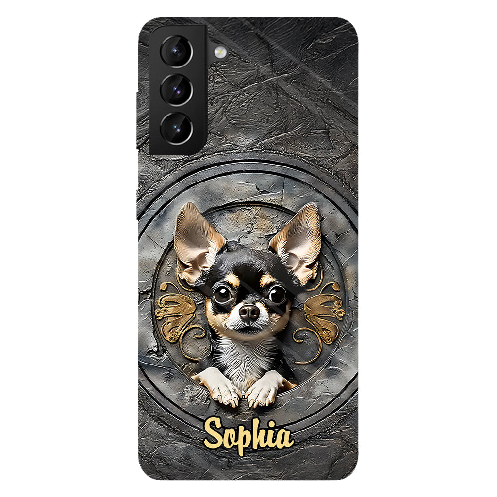 Adorable Chihuahua - Personalized Dog Full Print Phone Case